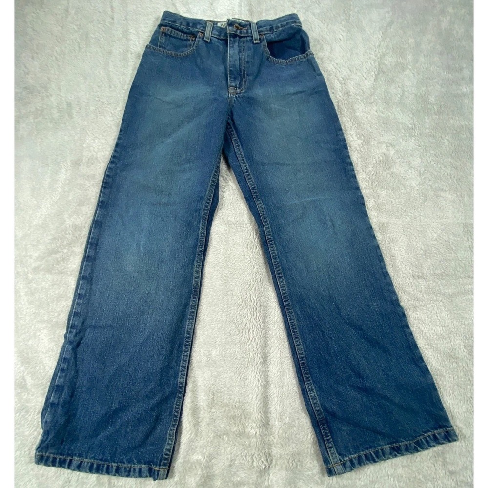Arizona Delgado Bootcut Jeans Womens 12 Blue Denim Cotton Slim Fit‎ Mid Rise